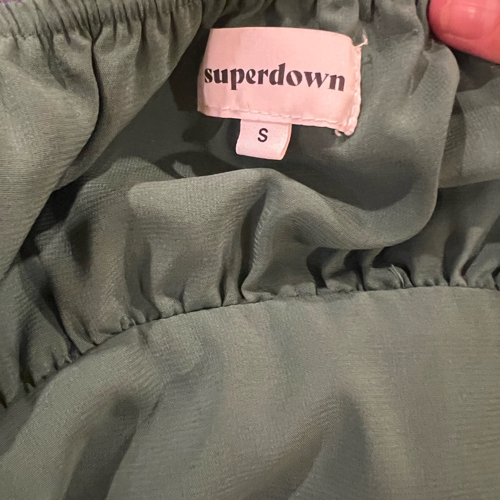 Superdown plaid blouse - Picture 2 of 2